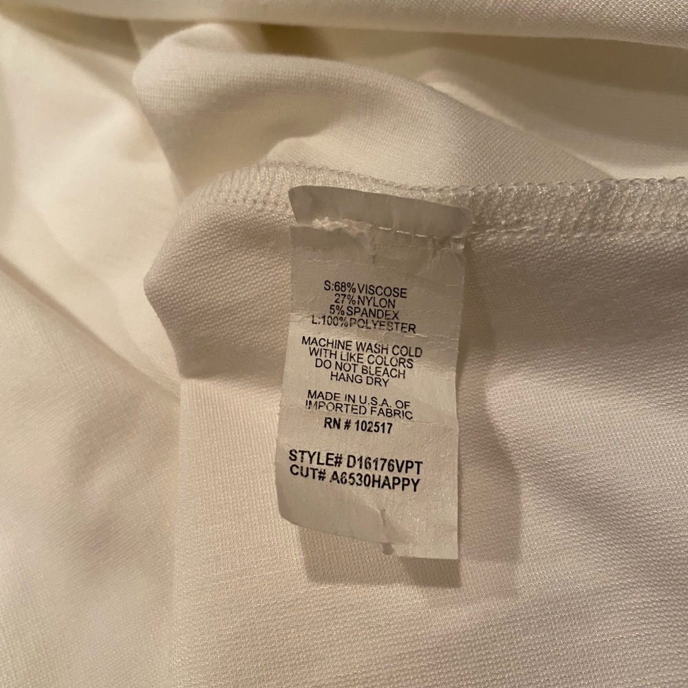 Soprano White Zipper Dress - Picture 6 of 6
